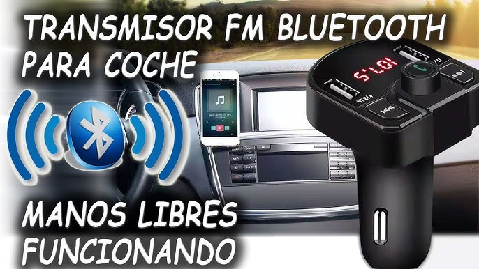 Reproductor MP3 y Transmisor FM Bluetooth para Coche – Marvic