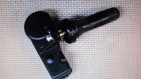 DIY: How to replace a Tire Pressure Monitor Sensor (TPMS) step by step.