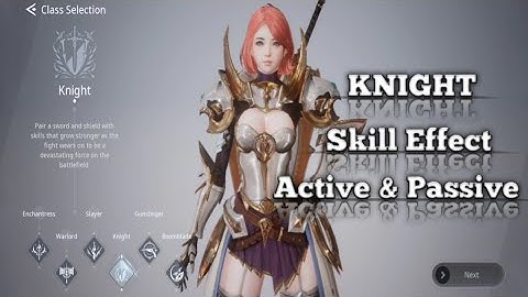 V4 - Knight (Review Effect) Skill Active & Passive