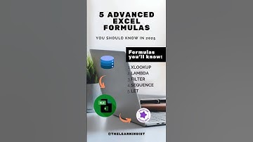 Advanced Excel Formulas You Must Know In 2025