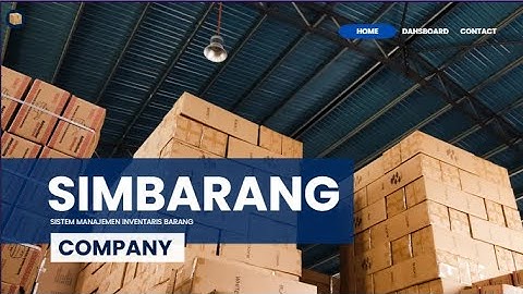 SIMBARANG - Sistem Manajemen Inventaris Barang | Project UAS Pemrograman Web