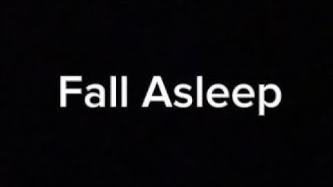 Fall Asleep lyrics by Chewiecatt