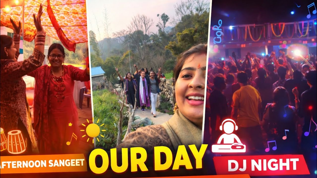 Dabar Gaon UK Ki Shaadi Vibes 🏡💃 | Sangeet, Ghumna Aur DJ Night