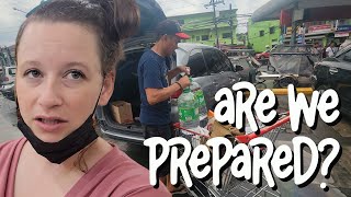 Prepping for TYPHOON Paeng