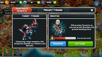 Alien Creeps TD: Event- Project Tyranni (HARD LEVEL, FLAK & AVALANCHE/Perfect)