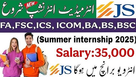 JS Bank 2025 Internship: Intermediate | How to Apply Online | Step-by-Step Guide
