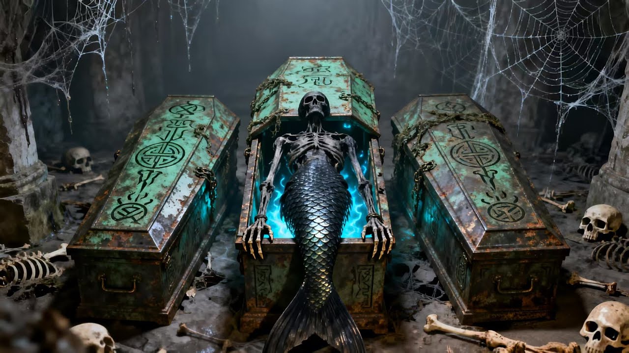 盗墓Movie🔥【MULTISUB】銅槨震魂！黑鱗鮫人守棺，三口棺槨藏獻王分身