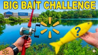 I BOUGHT WALMARTS BIGGEST BAIT!!!
