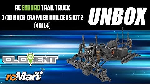 Element Enduro Trail Truck 1/10 Rock Crawler Builders Kit 2 40114 Unbox!