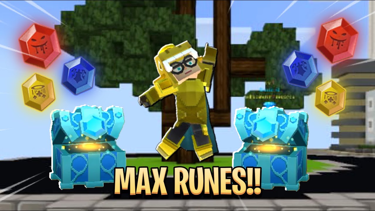CLAIMING MAX RUNES IN BEDWARS!! (Blockman GO) - YouTube