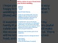 Letter to your friend invite to your brother wedding #invitationletter #letterformat #shortsvideo