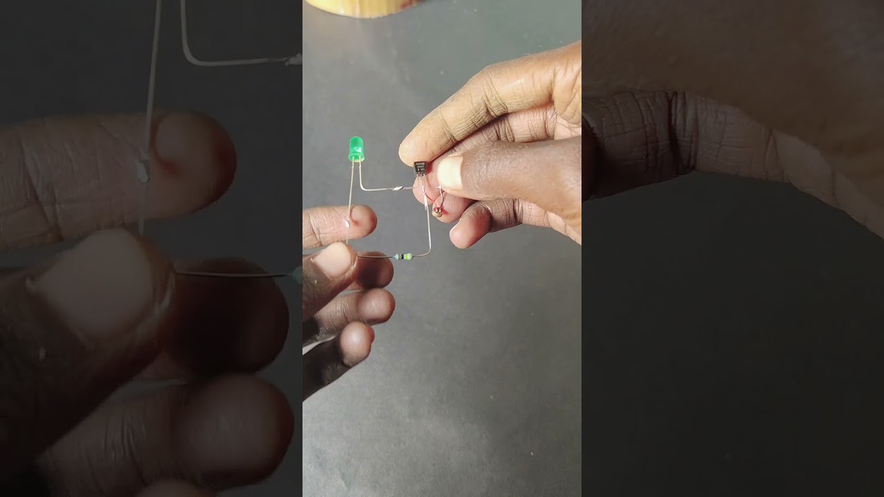 Sound Sensor Circuit Using Microphone & BC547 | LED ON by Sound 