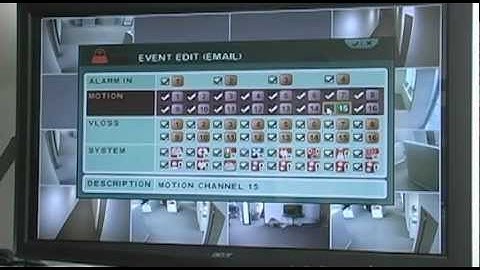 Digimerge E-Mail Alarm Notification Set-up for CCTV DVR