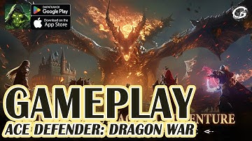 Ace Defender: Dragon War Gameplay - Mobile Game (Android/IOS)