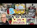 BACK TO SCHOOL 🚌 🌿🍎 *NEW 2023* DIY Projects || Hand Painting || Apples || Dollar Tree Hobby Lobby