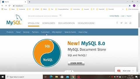 MySQL 8.0 Windows Installation