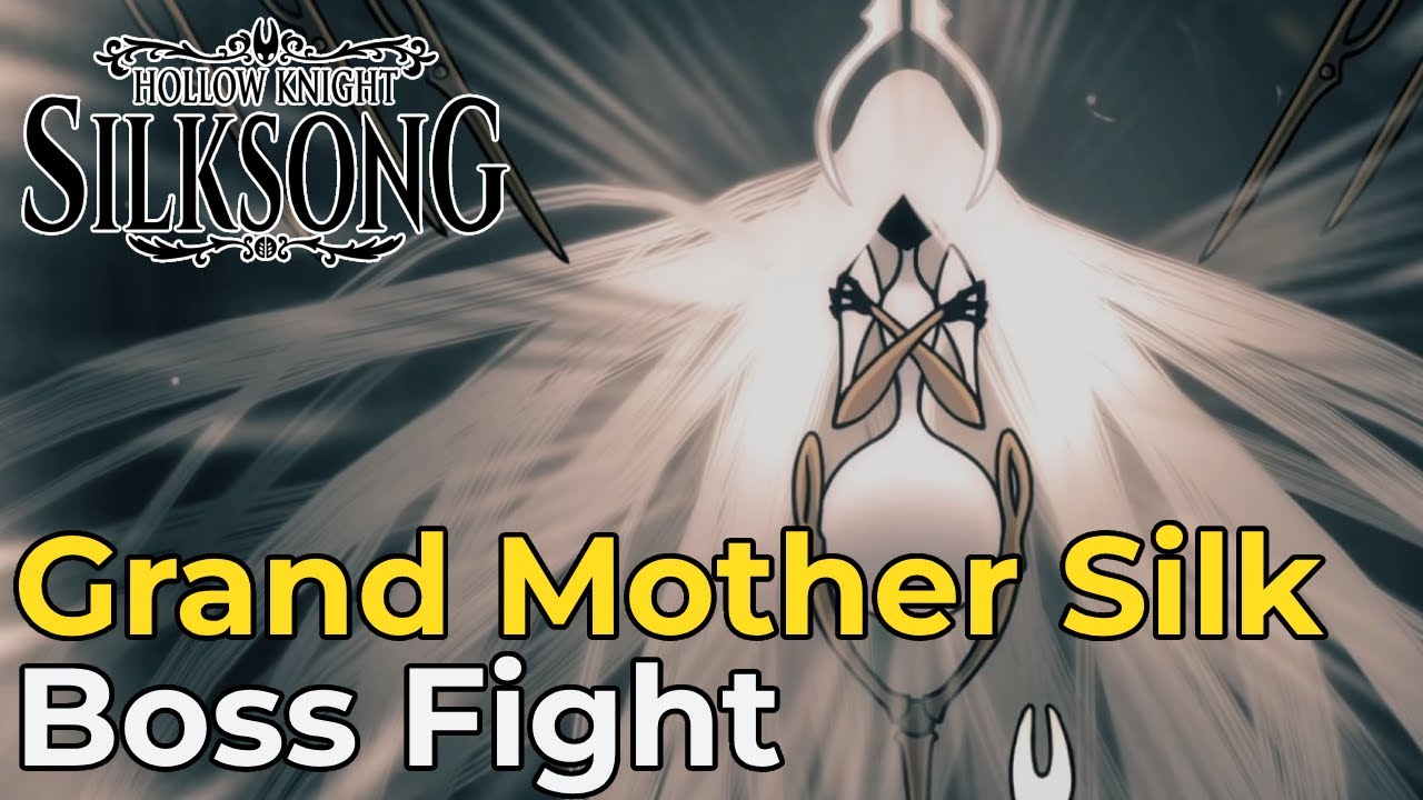 Grand Mother Silk | Boss Fight + The Weaver Queen Ending [Hollow Knight: SIlksong]