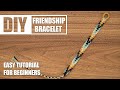 Simple Arrowhead Primarycolors Diamond Macrame Friendship Bracelets | Easy Tutorial for Beginner