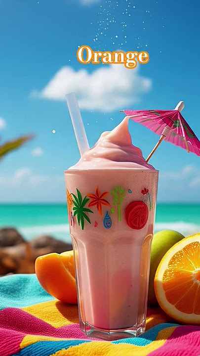 different fruits shake short video#trending #song 🍹🍹🍹