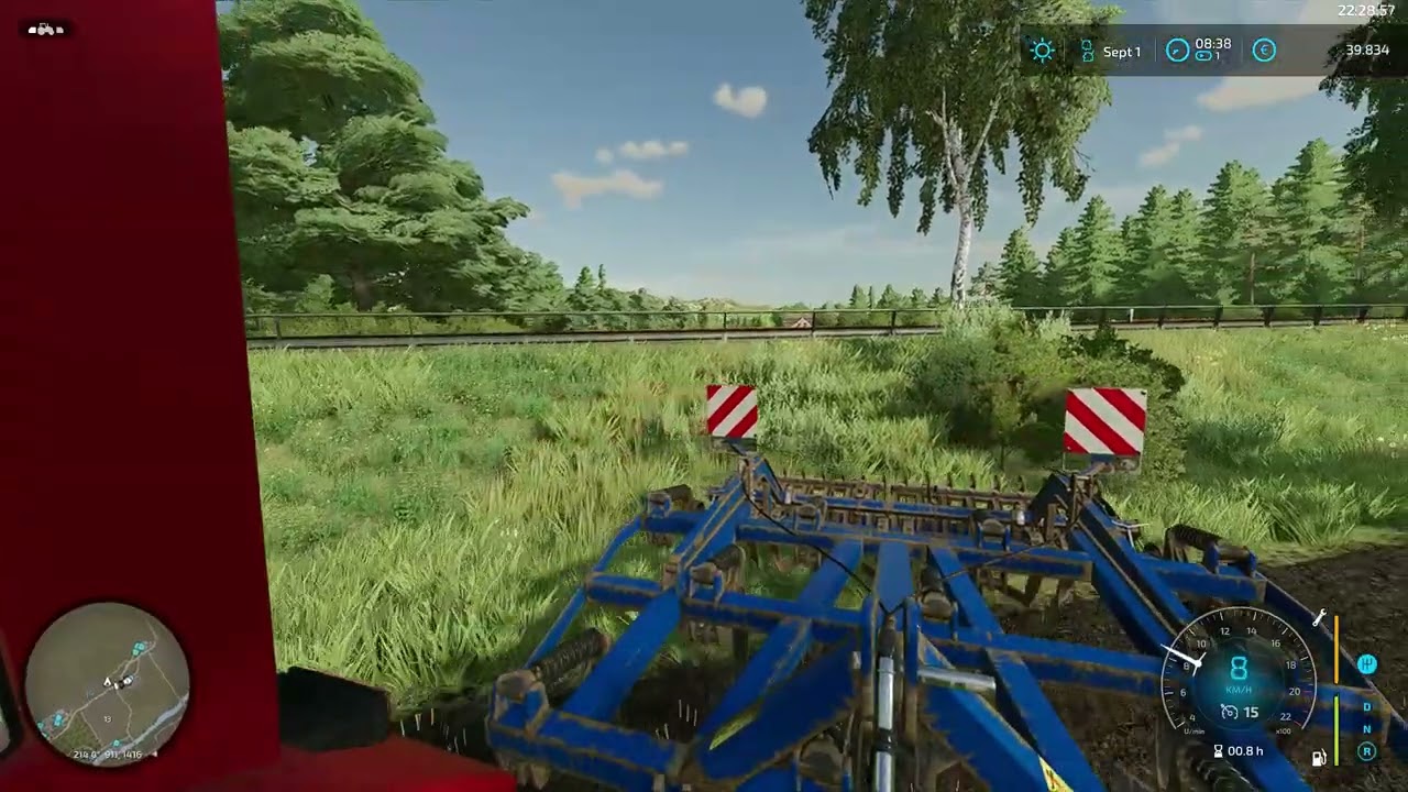 LS22 IHC 1046 mit köckerling Trio 300