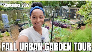 Fully Planted Fall Urban Garden Tour | Virginia, Zone 7B