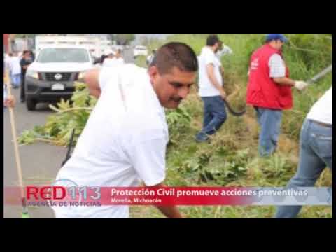 VIDEO Protección Civil Morelia promueve acciones preventivas por temporada de lluvias