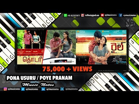 Pona Usuru (Thodari) Piano Notes - Music Sheet