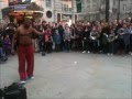 Break-Dance Battle Between Perfomer and Public Kid @ Picadilly Circus