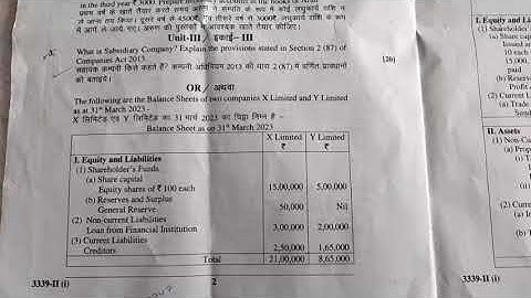 B.com part-3 ABST PAPER-2 advance accountancy 2024 Rajasthan University