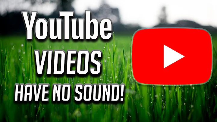No Sound With YouTube FIX [2022]
