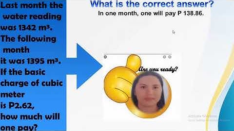 SOLVING WATER CONSUMPTION  MATH 6