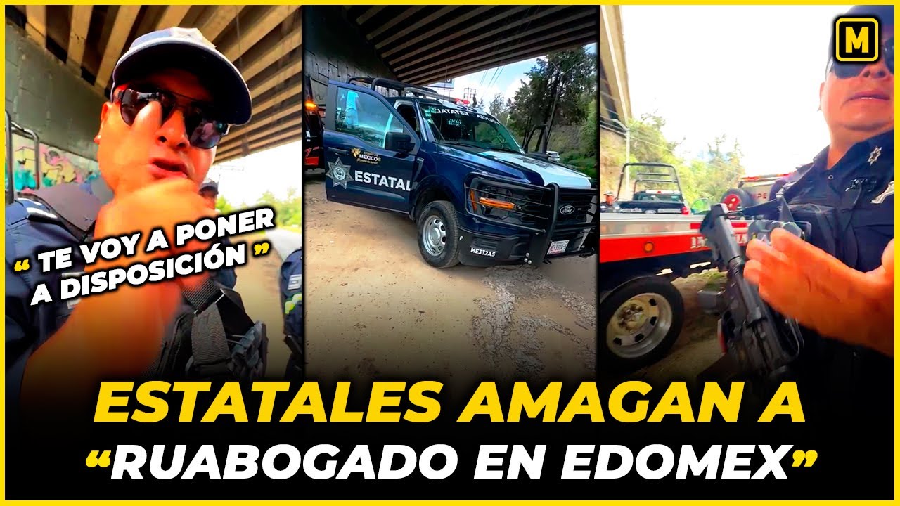 Policías de Naucalpan amedrentan a Ru Abogado | Estatales VS RuAbogado