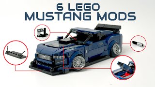 6 EASY MODS FOR YOUR 2024 MUSTANG! | LEGO SPEED CHAMPIONS