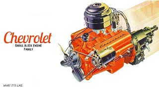 First Generation small block Chevy engine family 265, 283, 327, 350, 302, 307, 400, 262, 305, 267￼