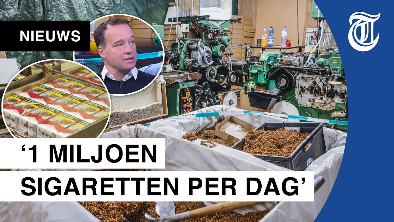 Zo werd illegale sigarettenfabriek opgerold