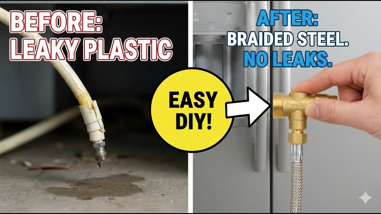 How to Replace a Refrigerator Water Line [Stop Hidden Leaks ...