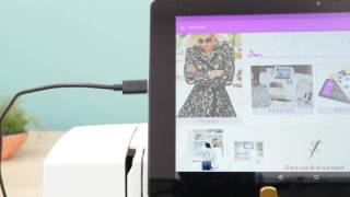 How to Use the WIFI in the Spiegel 60609 Sewing Machine screenshot 1