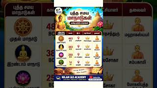நான்கு புத்த சபைகள் – காலம், இடம், ஆட்சியாளர், தலைவர்|Four Buddhist Councils in Tamil