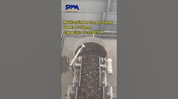 Multi-cylinder Cone Crusher #sbm #sbmcrusher #crusher #crushingplant #aggregate #mineral #shorts