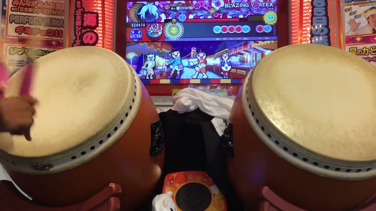 滋賀の伝説】BLAZING VORTEX(裏) 全良 Player:くろみぃ【太鼓の達人