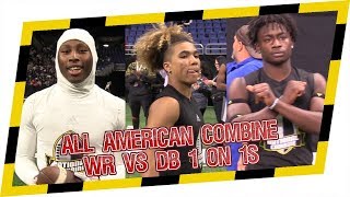 🔥 2019 National Combine WR vs DB 1 on 1s 🔥 - All American Combine is San Antonio is LIT!