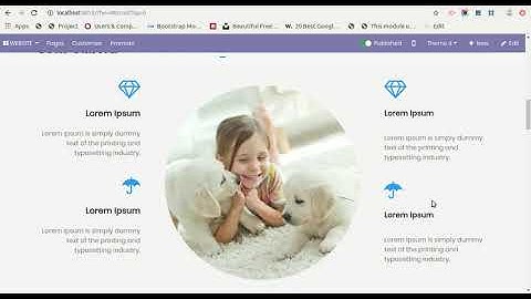 Corpomate Theme Snippets, shapes And Animations Odoo