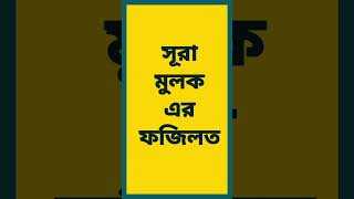 সূরা মুলক এর ফজিলত Surah Mulk #Mulk #মুলক #quran #কোরআন #surah #সুরা