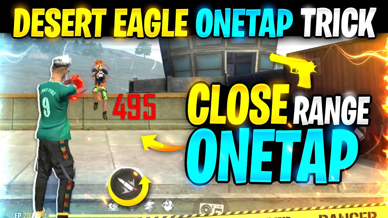 Desert Eagle One Tap Headshot Trick 😈 | Desert Eagle Close Range Aim ...