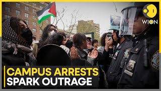 Israel war | Pro-Palestine protests in US: Police arrest over 20 people at Pro-Palestine protests