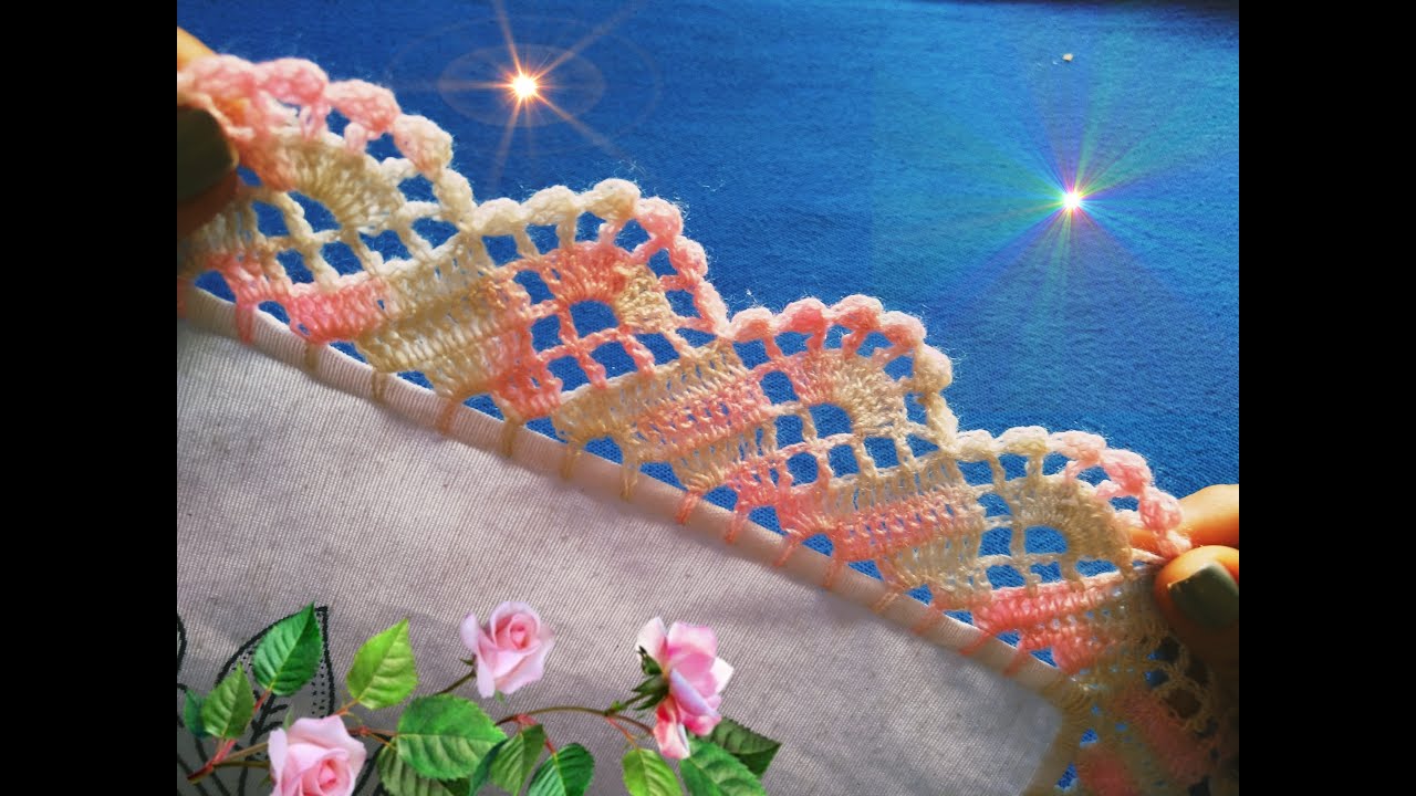 Puntilla num 692 para tus servilletas, se teje super fácil.#videos #fyp #crochet #arte #puntillas