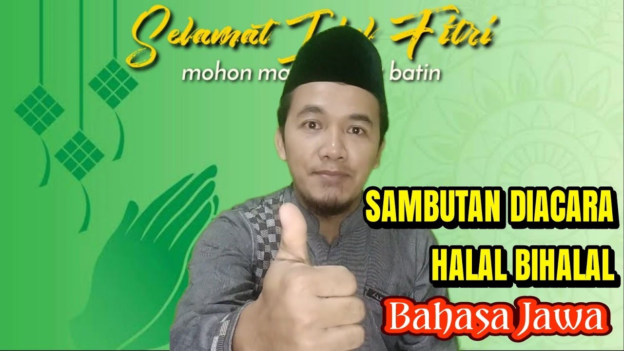 Mc halal bihalal bahasa jawa