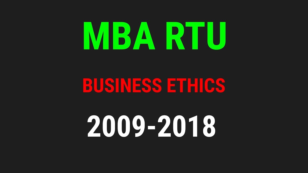 business ethics exam