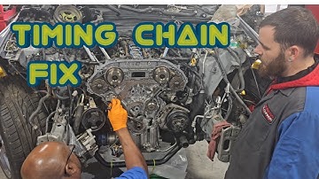 INFINITI G35 2005 3.5L REV-UP ENGINE timing chain quick fix.