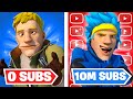 I Became FAMOUS YOUTUBERS in Fortnite... (it worked)